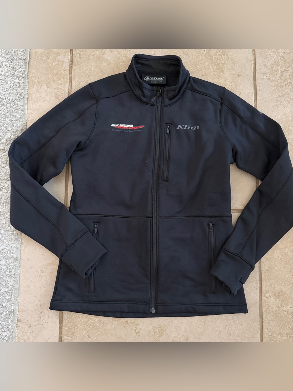 Klim Sundance Women’s M Mid-Layer Jacket Black New England Power Sports Logo